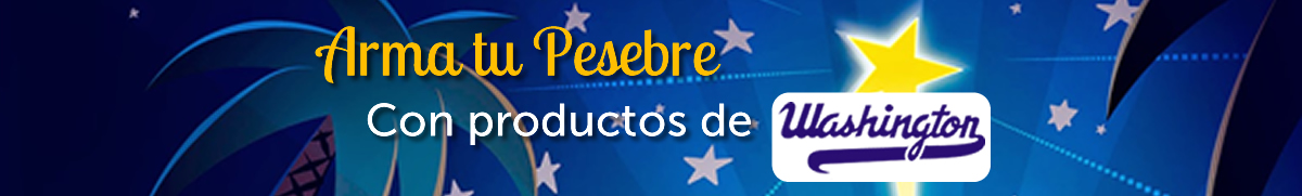 Arma tu pesebre con productos de Almacenes Washington