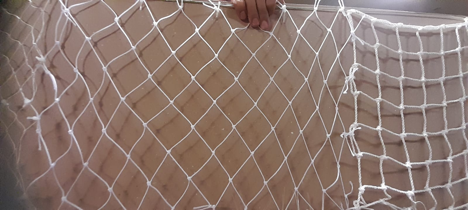 MALLA 5X5 POLIETILENO BLANCA